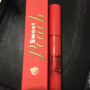 Too Faced Sweet Peach lip gloss NEW